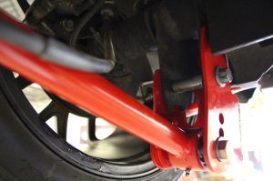 Ford Mustang Control Arm Relocation Brackets - Rear - UMI Performance - UMI P/N 1060 - `05-`14